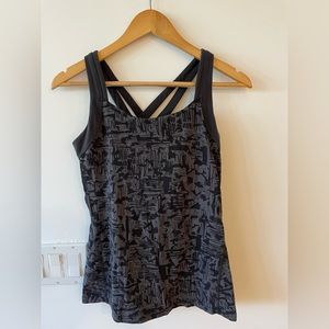 Lucy Activewear Racerback Tank Shelf-Bra